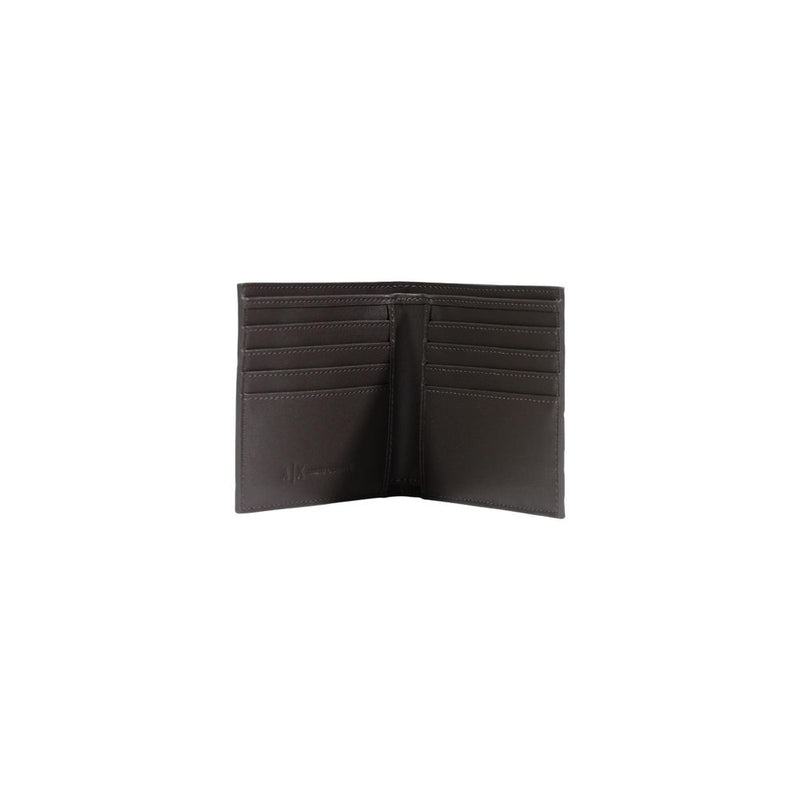 Armani Exchange Brown Polyester Cardholder - Model XM000168 AF12133
