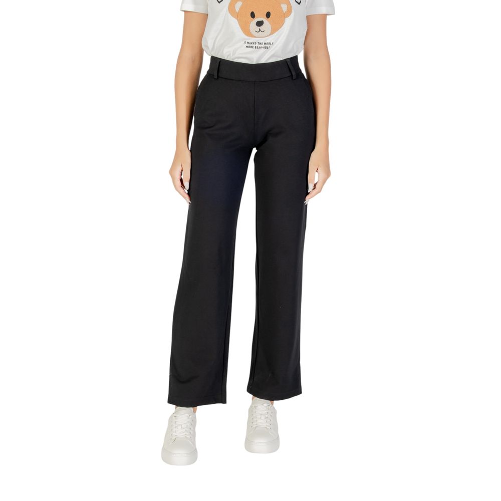 Only Black Viscose Casual Pants
