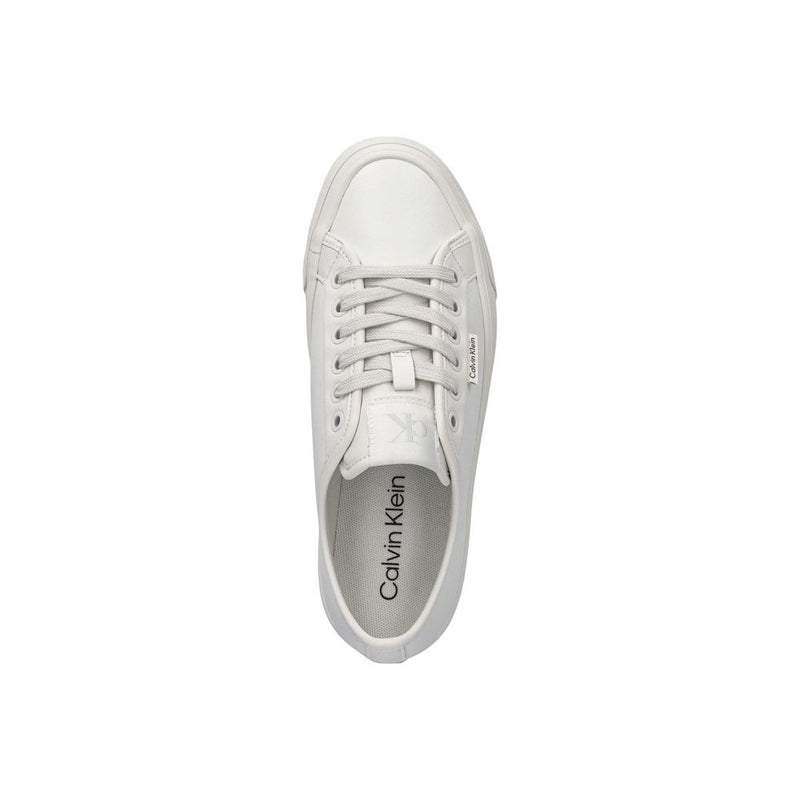 Calvin Klein Jeans VULC FLATF LACE UP Women's White Sneakers