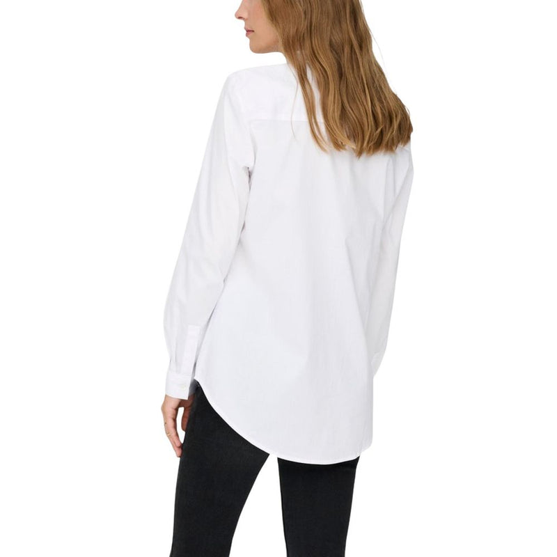 Jacqueline De Yong Jdymio White Cotton Blouse for Women