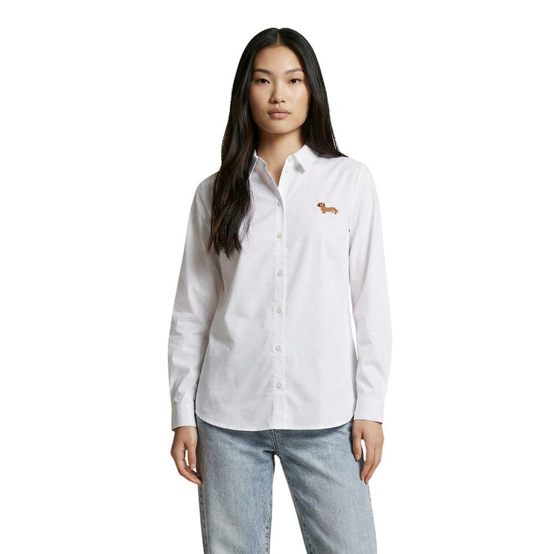 Jacqueline De Yong Jdymio L/S Cream Cotton Blouse