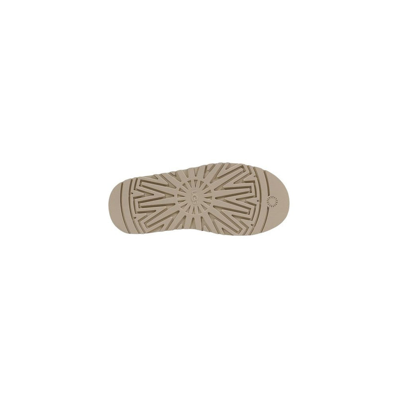 UGG W TAZZ II Beige Suede Leather Slippers for Women