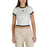 Tommy Hilfiger Jeans White Recycled Cotton T-Shirt
