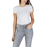Armani Exchange White Cotton T-Shirt