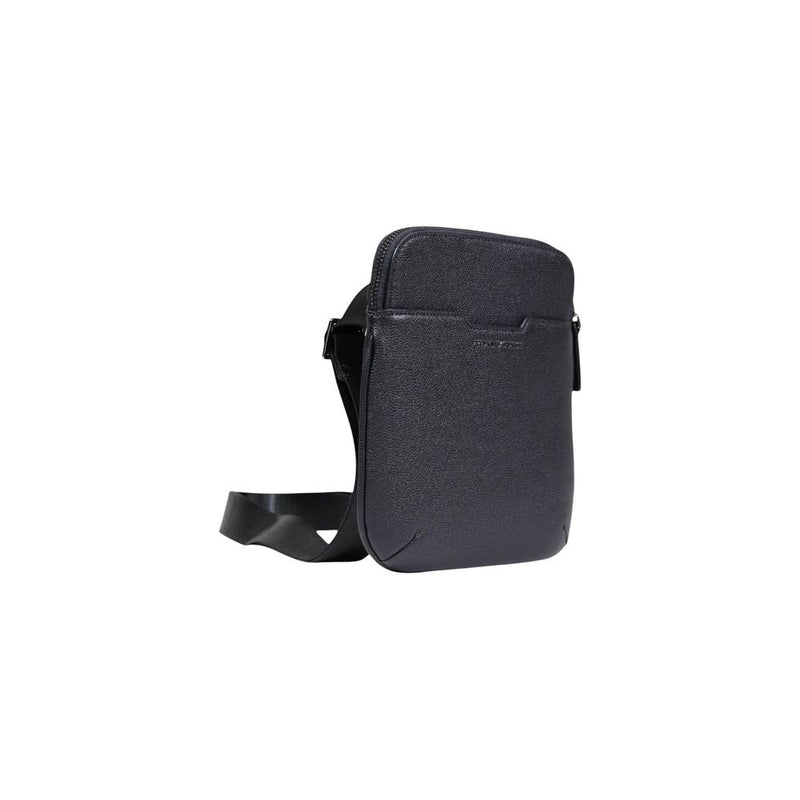 Armani Exchange Black Polyester Messenger Bag for Men