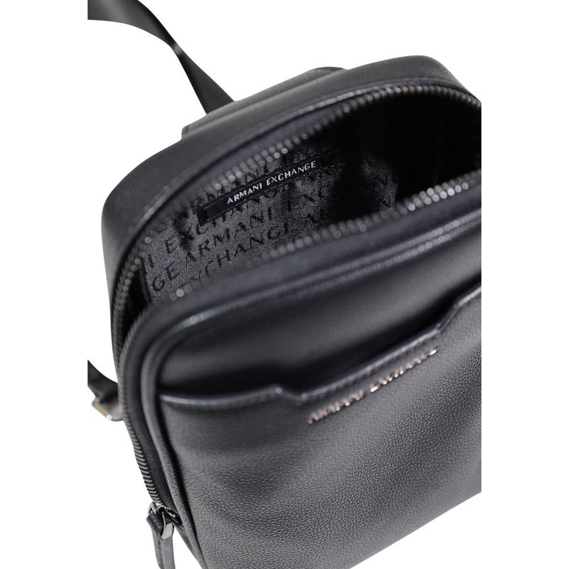 Armani Exchange XM002587 Black Polyester Backpack for Men