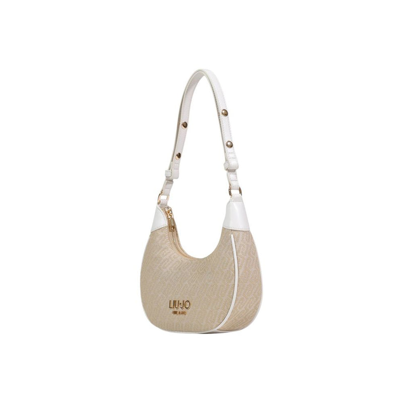 Liu Jo Beige Polyester Handbag - Elegant Hobo Style