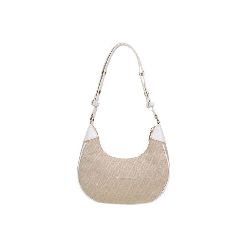 Liu Jo Beige Polyester Handbag - Elegant Hobo Style