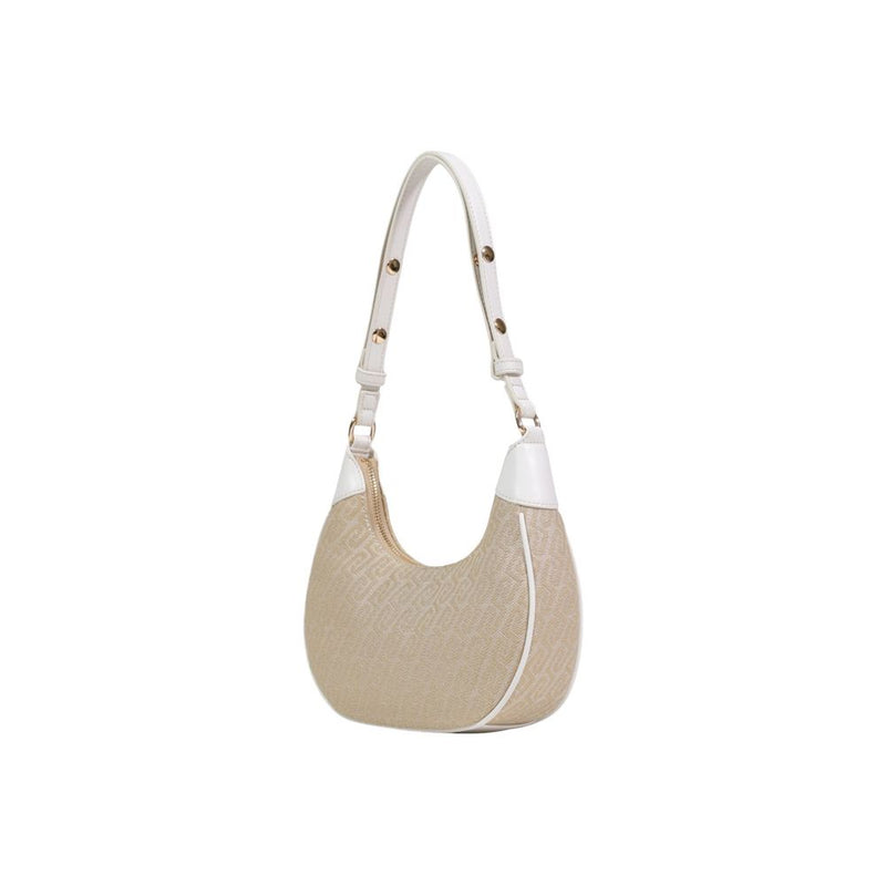 Liu Jo Beige Polyester Handbag - Elegant Hobo Style