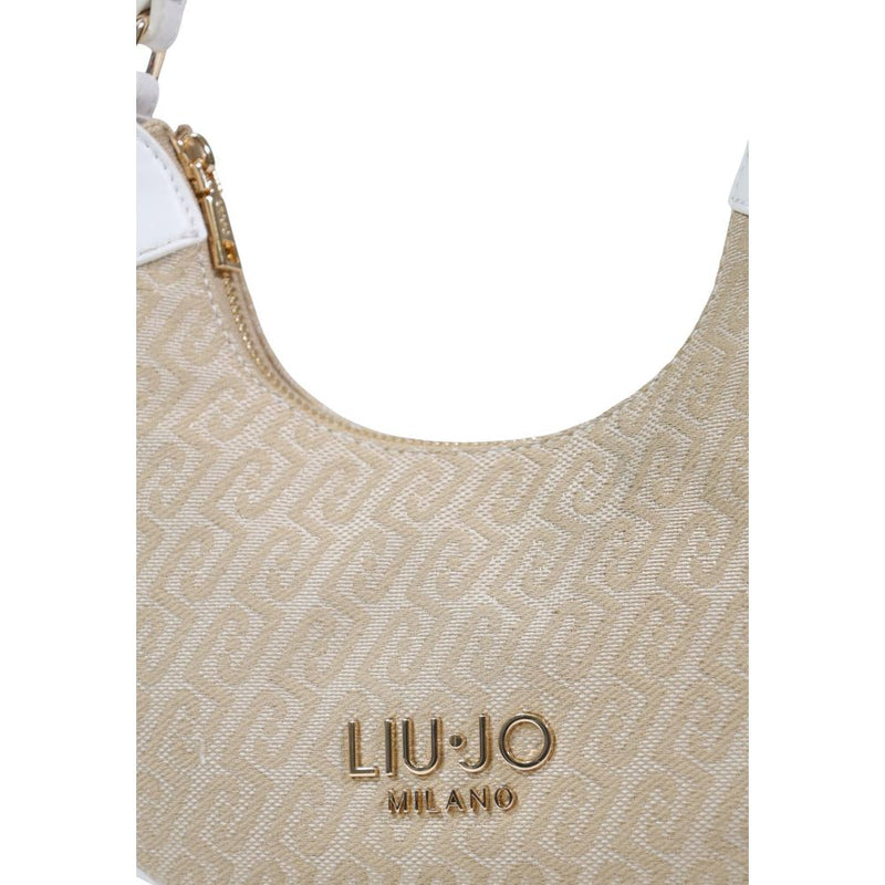Liu Jo Beige Polyester Handbag - Elegant Hobo Style