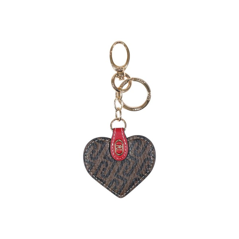 Liu Jo Brown Polyethylene Heart Keychain - AA6207 E1118