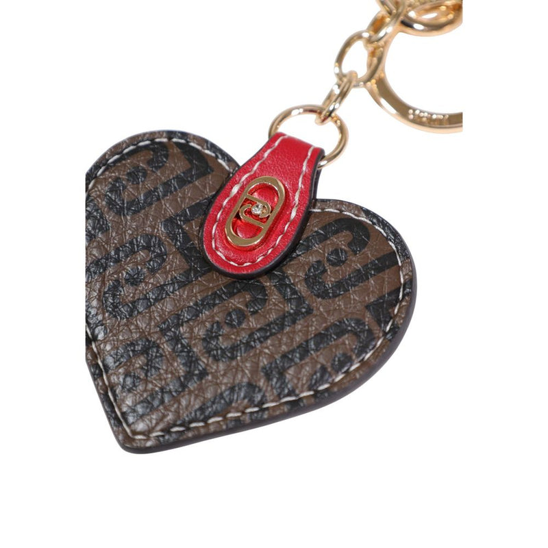 Liu Jo Brown Polyethylene Heart Keychain - AA6207 E1118
