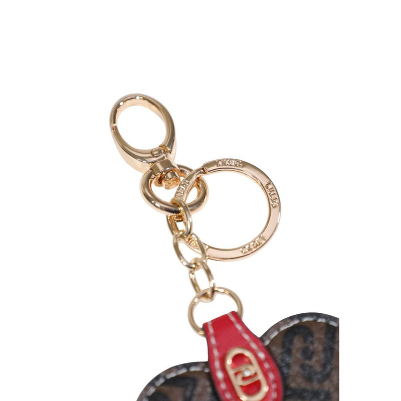 Liu Jo Brown Polyethylene Heart Keychain - AA6207 E1118