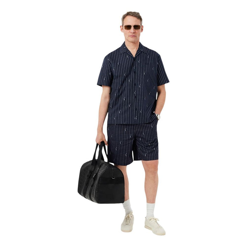Lacoste Black Cotton Shortsleeve Shirt - CH2343