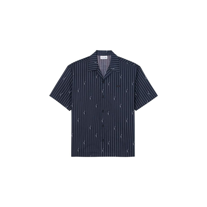 Lacoste Black Cotton Shortsleeve Shirt - CH2343