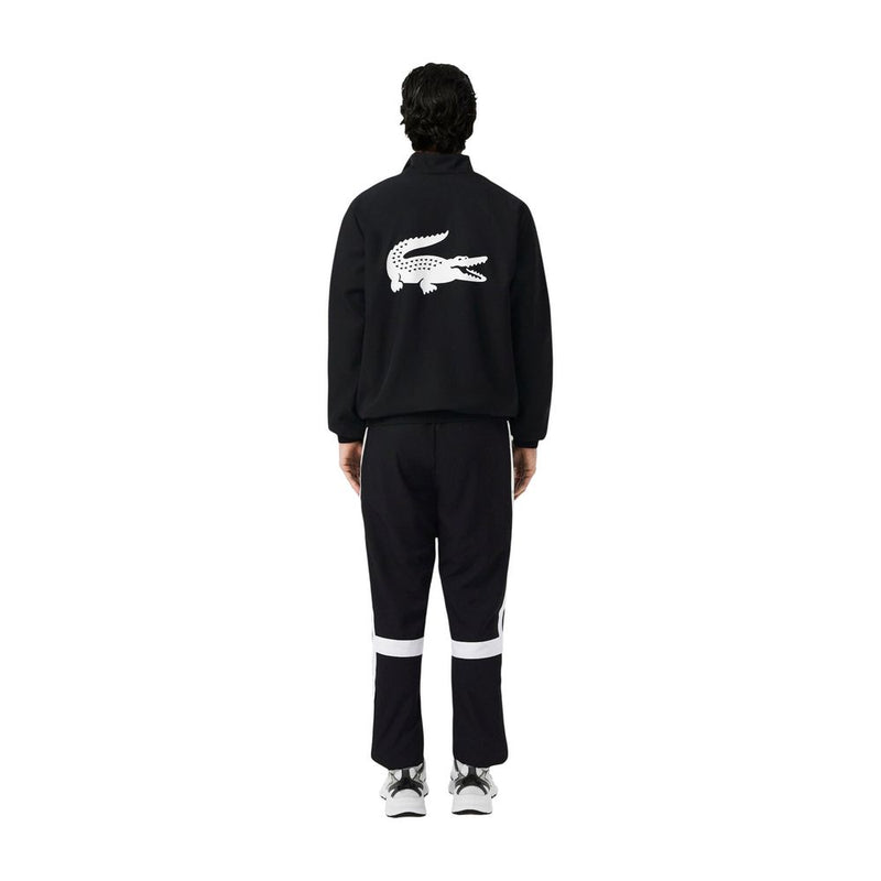 Lacoste Black And White Polyester Sweatsuit for Men