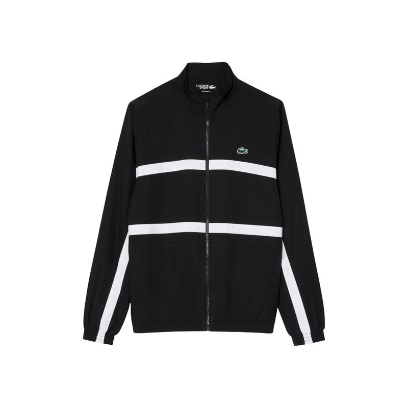 Lacoste Black And White Polyester Sweatsuit for Men