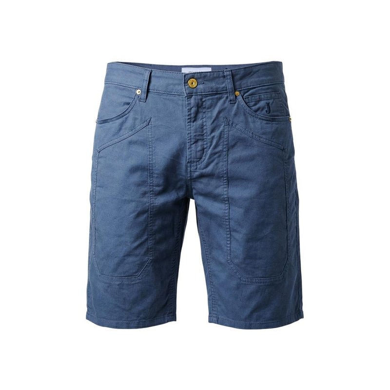 Jeckerson JAYDEN Blue Cotton Bermuda Shorts for Men