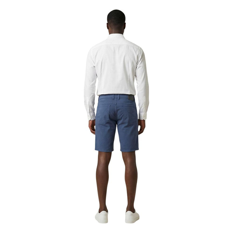 Jeckerson JAYDEN Blue Cotton Bermuda Shorts for Men