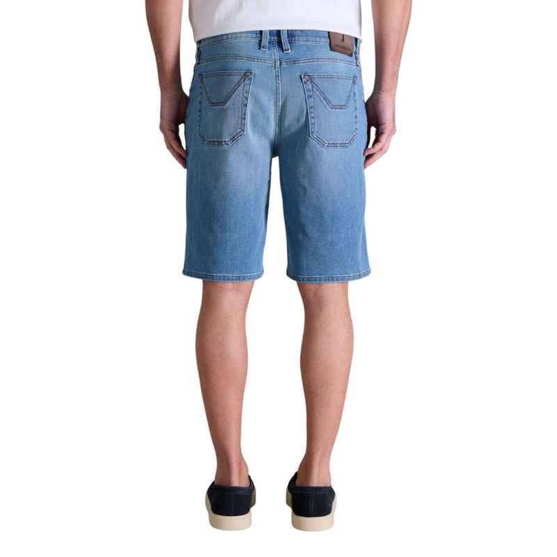 Jeckerson JAYDEN Light Blue Cotton Bermuda Shorts for Men