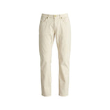 Jeckerson White Elastane Skinny Pants