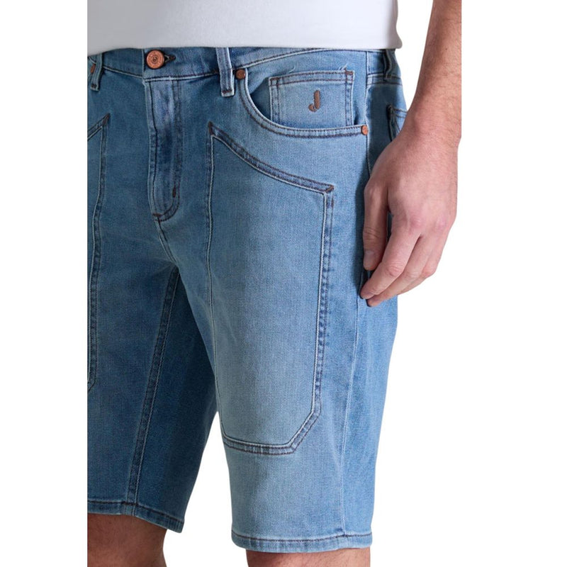 Jeckerson JAYDEN Light Blue Cotton Bermuda Shorts for Men