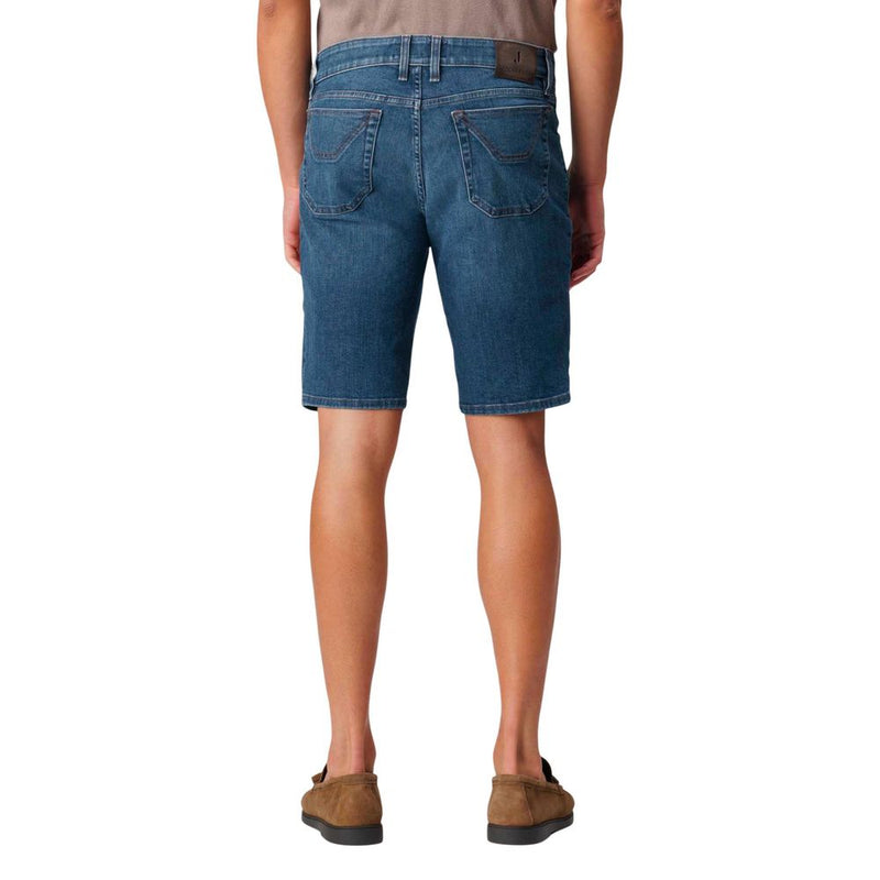 Jeckerson JAYDEN Blue Recycled Cotton Bermuda Shorts for Men