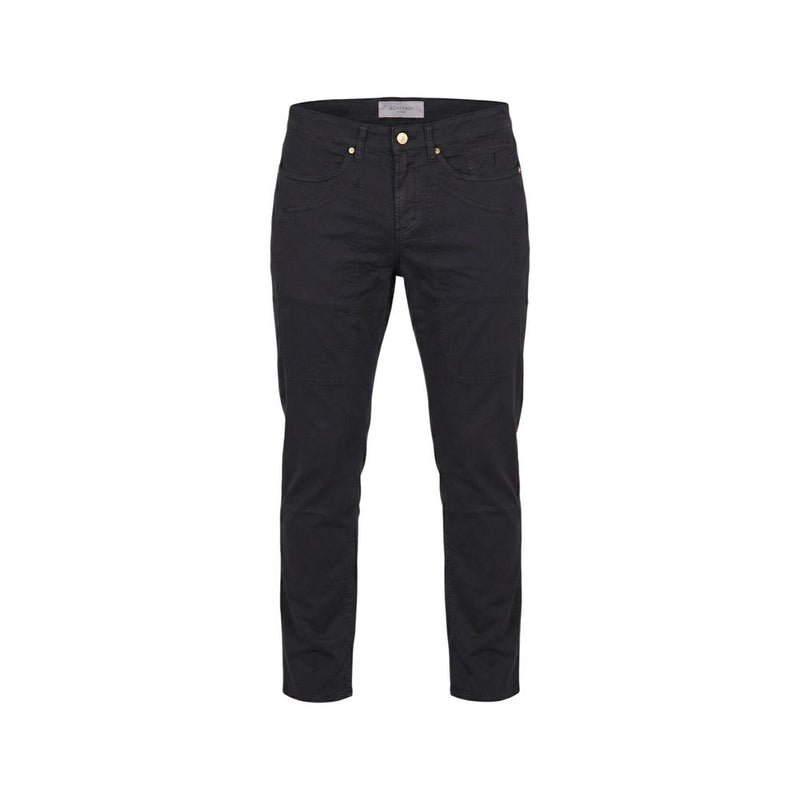 Jeckerson Blue Elastane Skinny Pants for Men