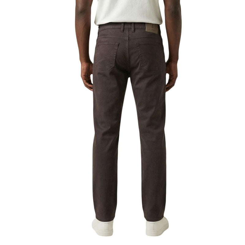 Jeckerson Brown Cotton Skinny Jeans for Men