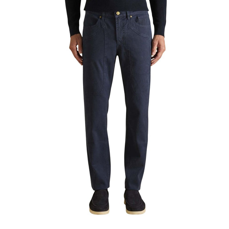 Jeckerson Blue Cotton Skinny Jeans for Men