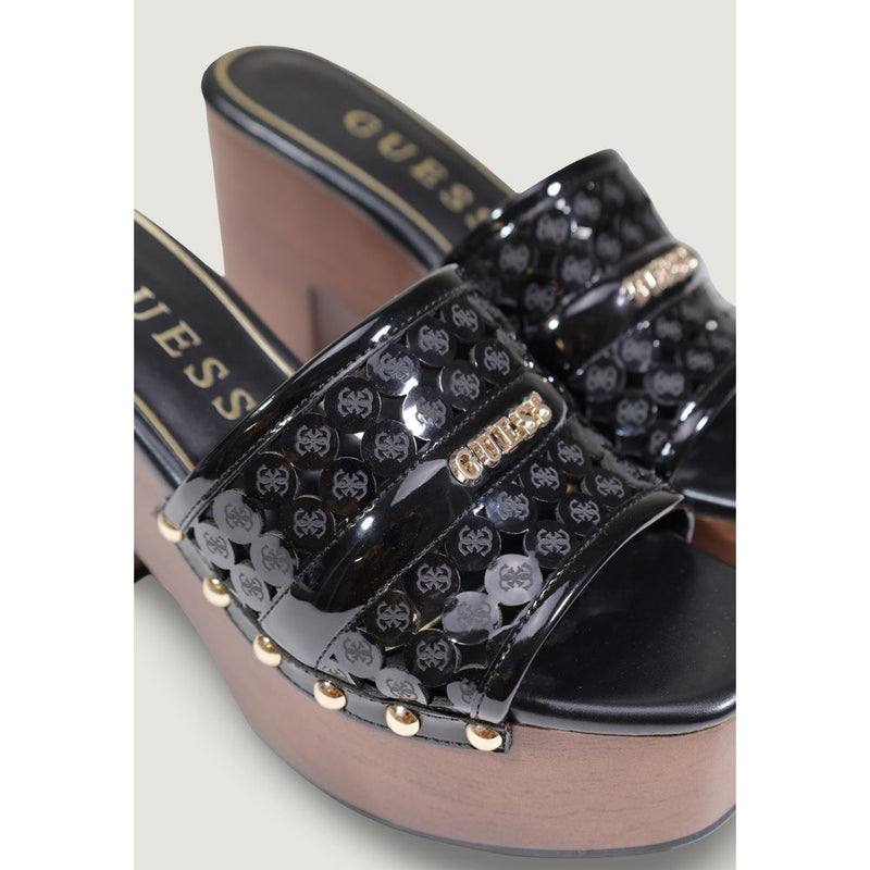 Guess QUILL FLJQUI PAF04 Black High Heel Pumps for Women