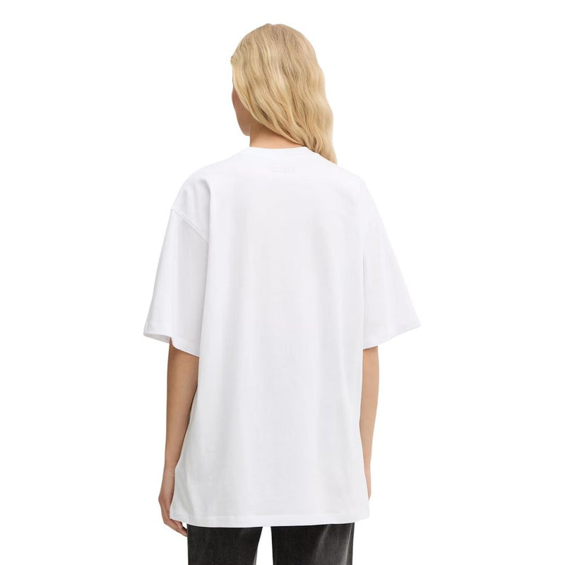Guess SS CN MAXI G STUDS TEE W6GI39 K3478 - T-Shirt Femme Blanc