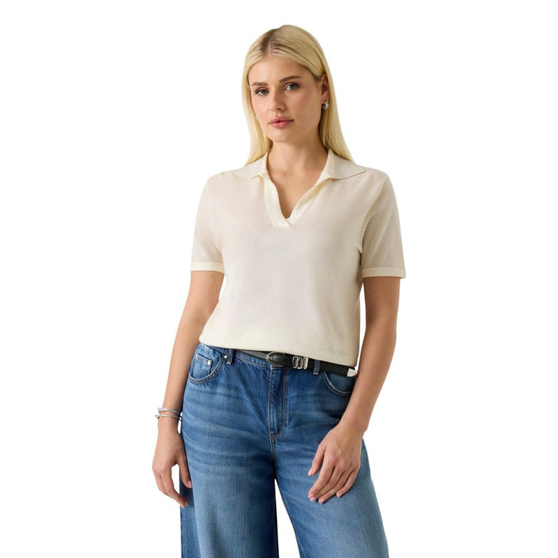 Guess Beige Wool T-Shirt - Élégance et Confort