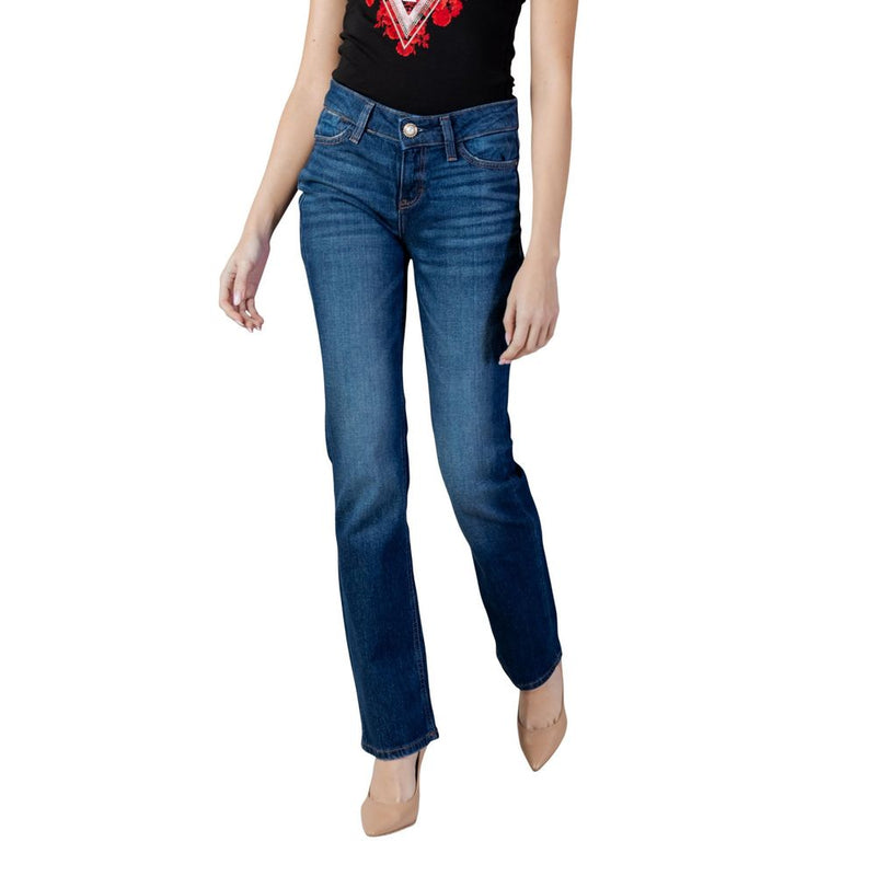 Guess Nicky Cigarette Blue Cotton Skinny Jeans for Women