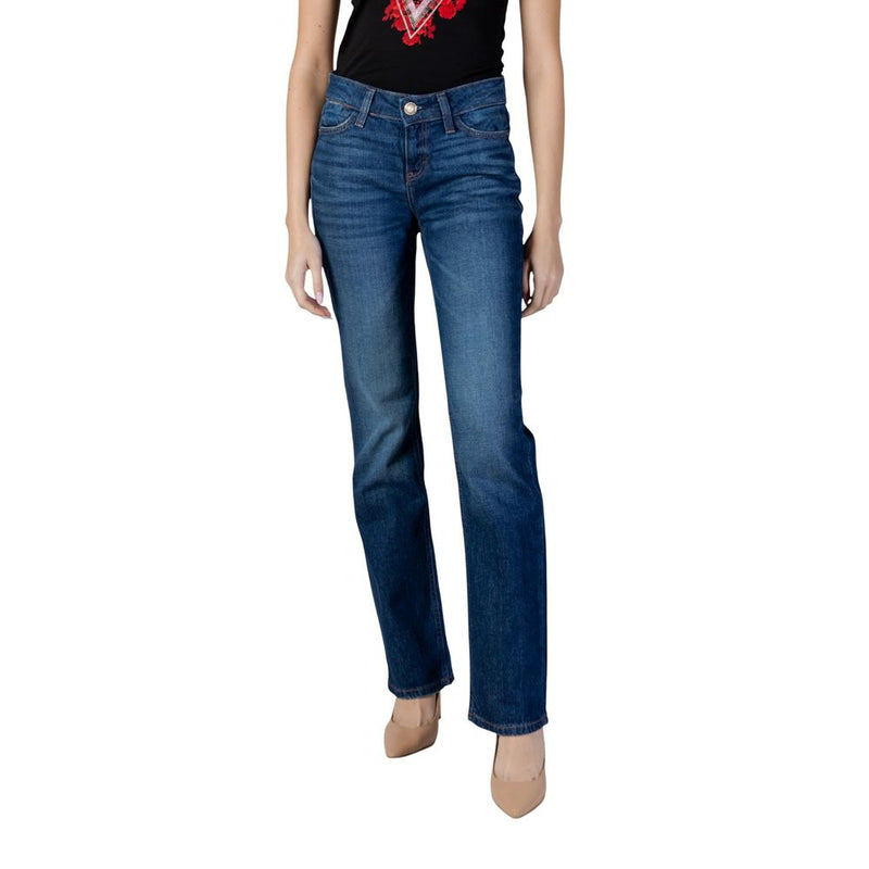 Guess Nicky Cigarette Blue Cotton Skinny Jeans for Women