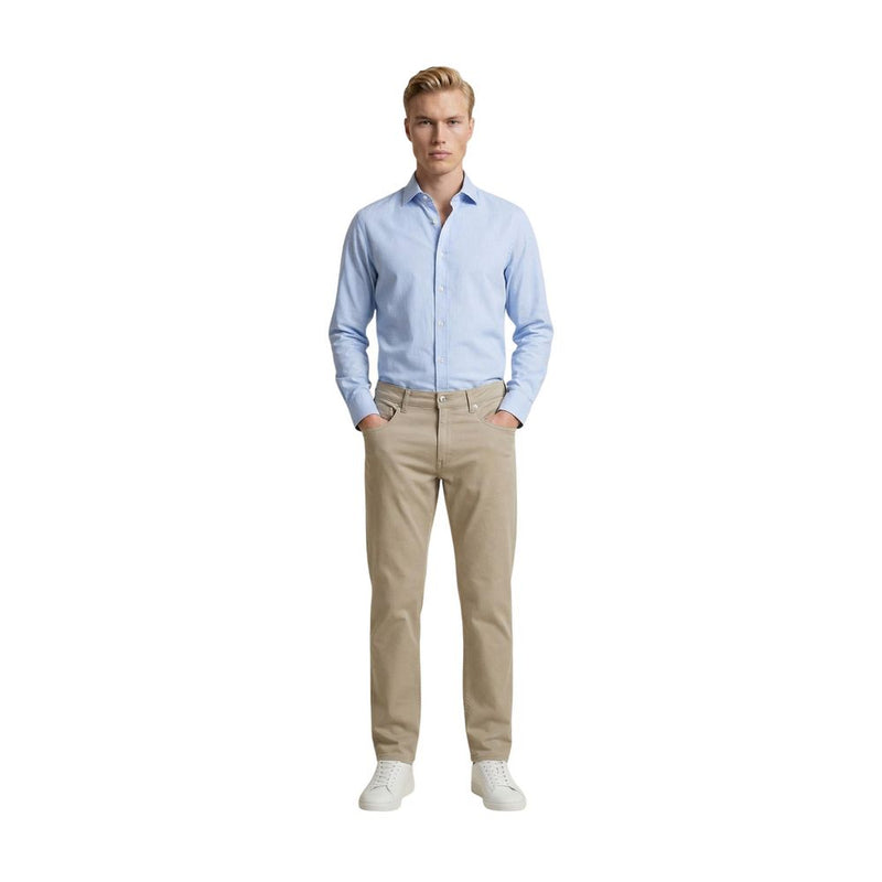 Guess ANGELS M6GAN2 Beige Cotton Skinny Pants for Men