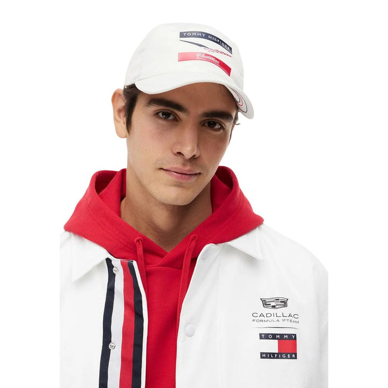 Tommy Hilfiger TH X CF1 Chevron Cap - White Recycled Polyester