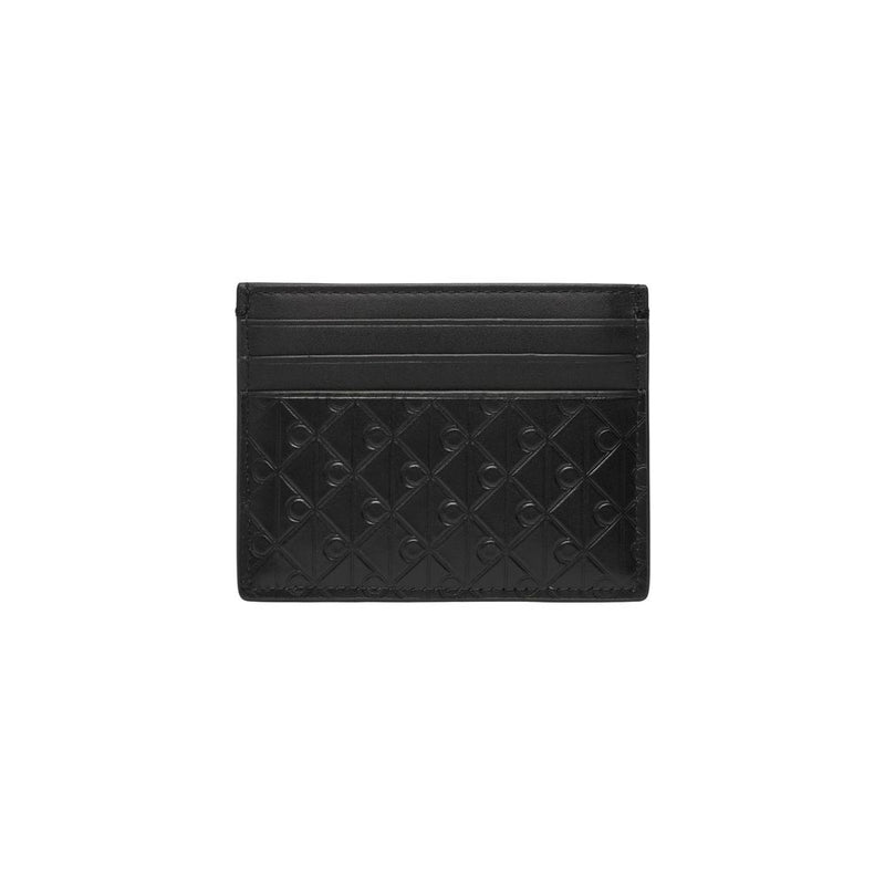Calvin Klein Black Leather Cardholder - Elegant & Functional