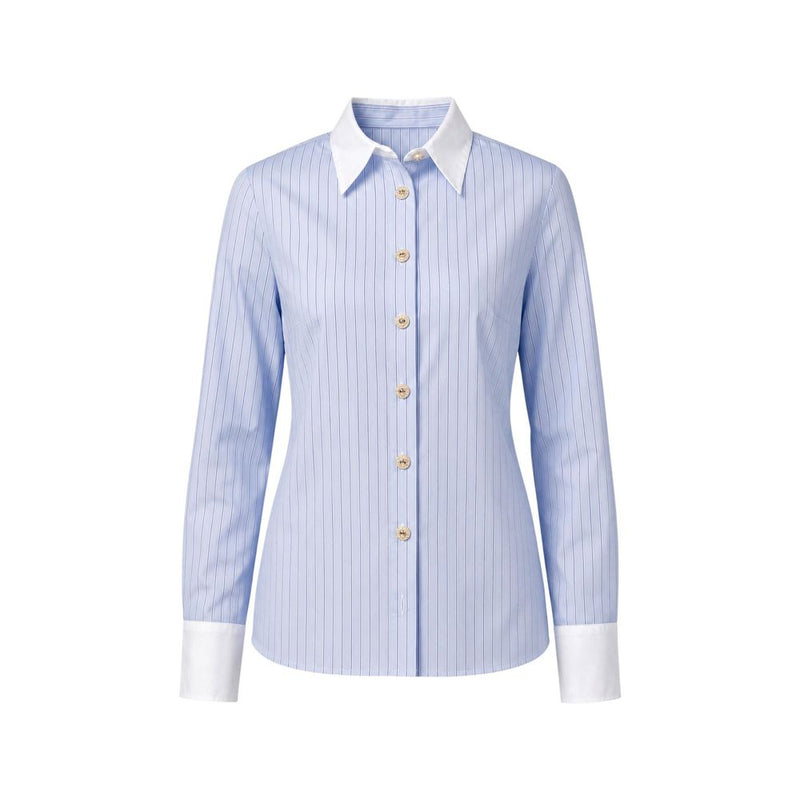 Morgan De Toi Blouse en Polyester Bleue - Modèle 251-CKARA