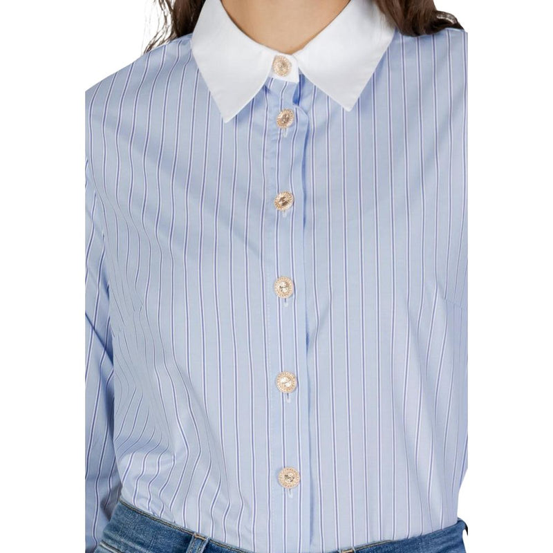 Morgan De Toi Blouse en Polyester Bleue - Modèle 251-CKARA