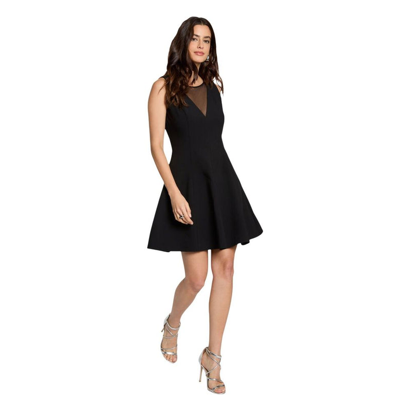 Morgan De Toi Black Polyester Midi Dress - Timeless Elegance