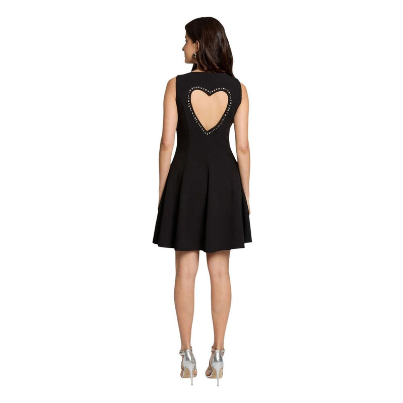 Morgan De Toi Black Polyester Midi Dress - Timeless Elegance
