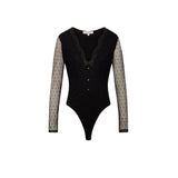 Morgan De Toi Black Polyamide Bodysuit