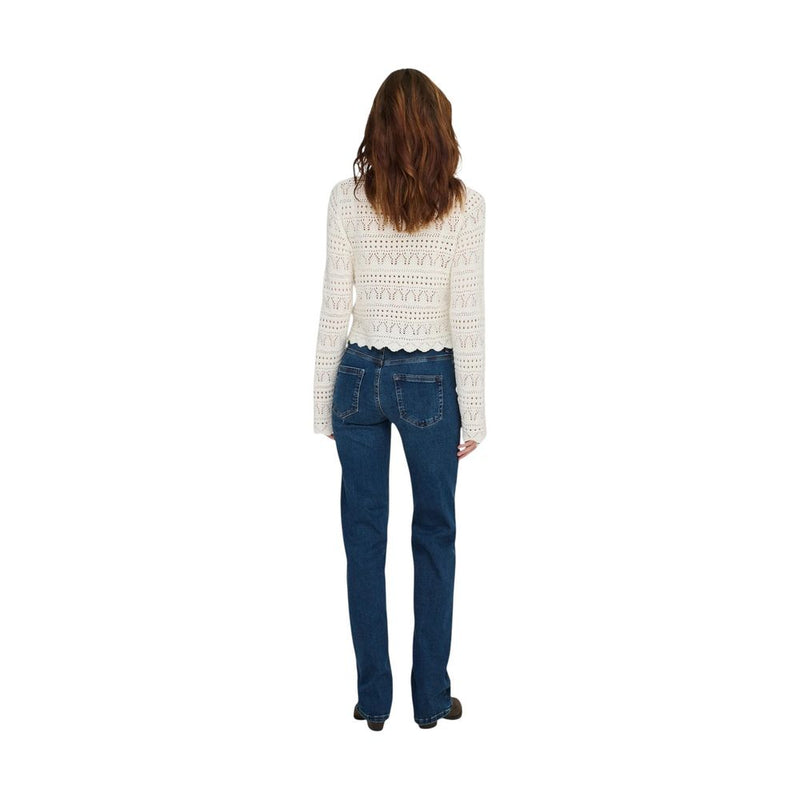 Only Blue Cotton Bootcut Jeans for Women