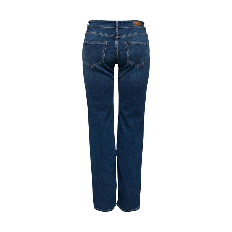 Only Blue Cotton Bootcut Jeans for Women