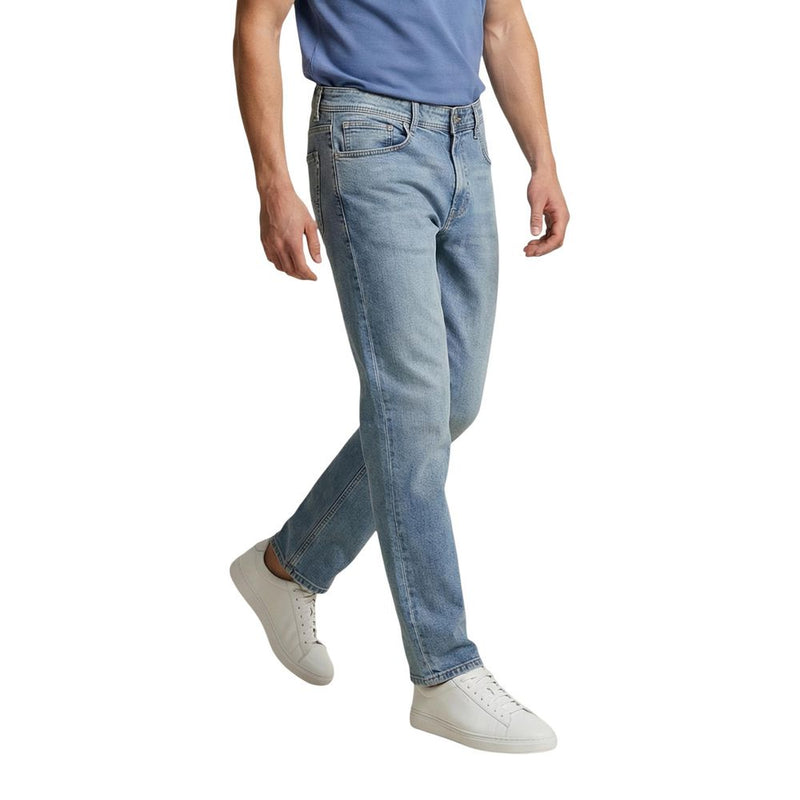 Replay Blue Cotton Relaxed Fit Jeans for Men