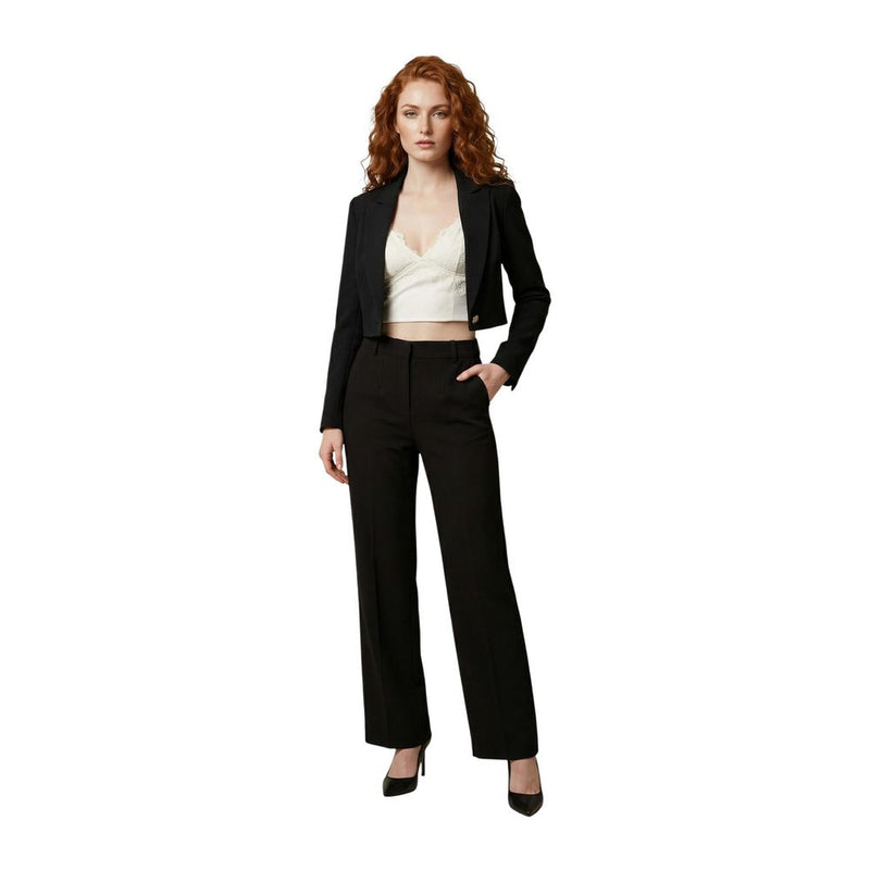 Morgan De Toi Black Recycled Polyester Blazer - Model 231-VESPA.F
