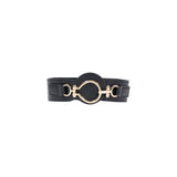 Morgan De Toi Black Polyethylene High-Waist Belt