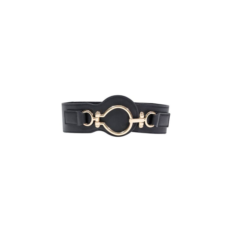 Morgan De Toi Black Polyethylene High-Waist Belt for Women
