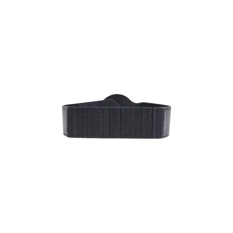 Morgan De Toi Black Polyethylene High-Waist Belt for Women